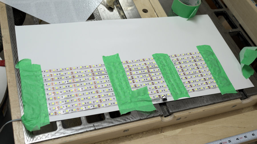 How to make a battery powered LED light panel IBUILDIT.CA